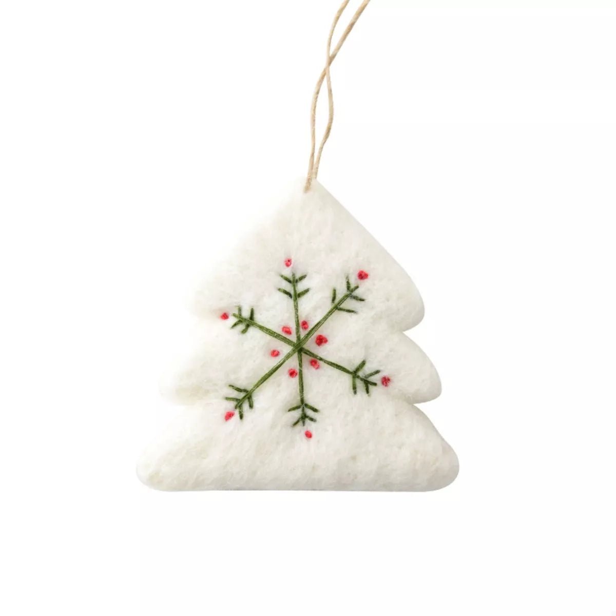 Christmas Felt Snowflake Ornament - Onestop clothes shop
