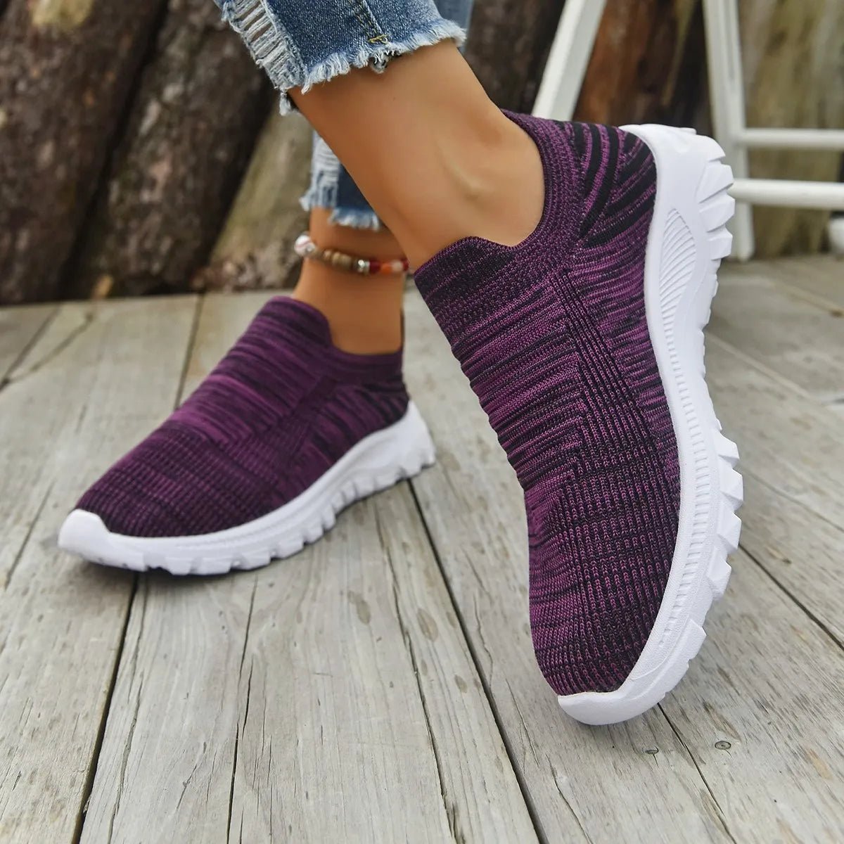 Breathable Mesh Platform Athletic - Onestop clothes shop
