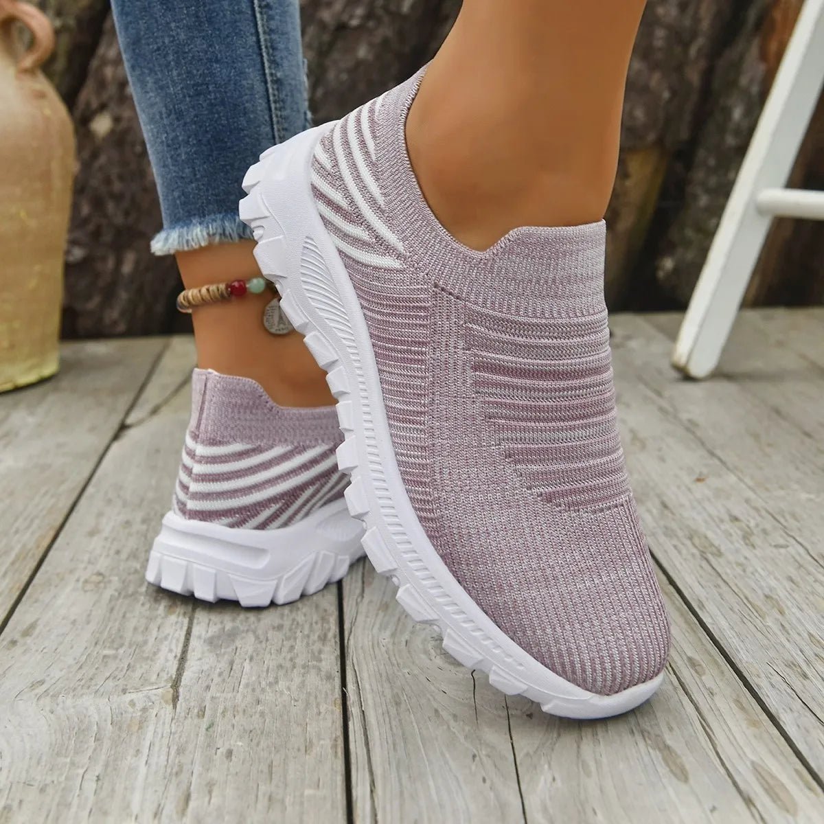 Breathable Mesh Platform Athletic - Onestop clothes shop