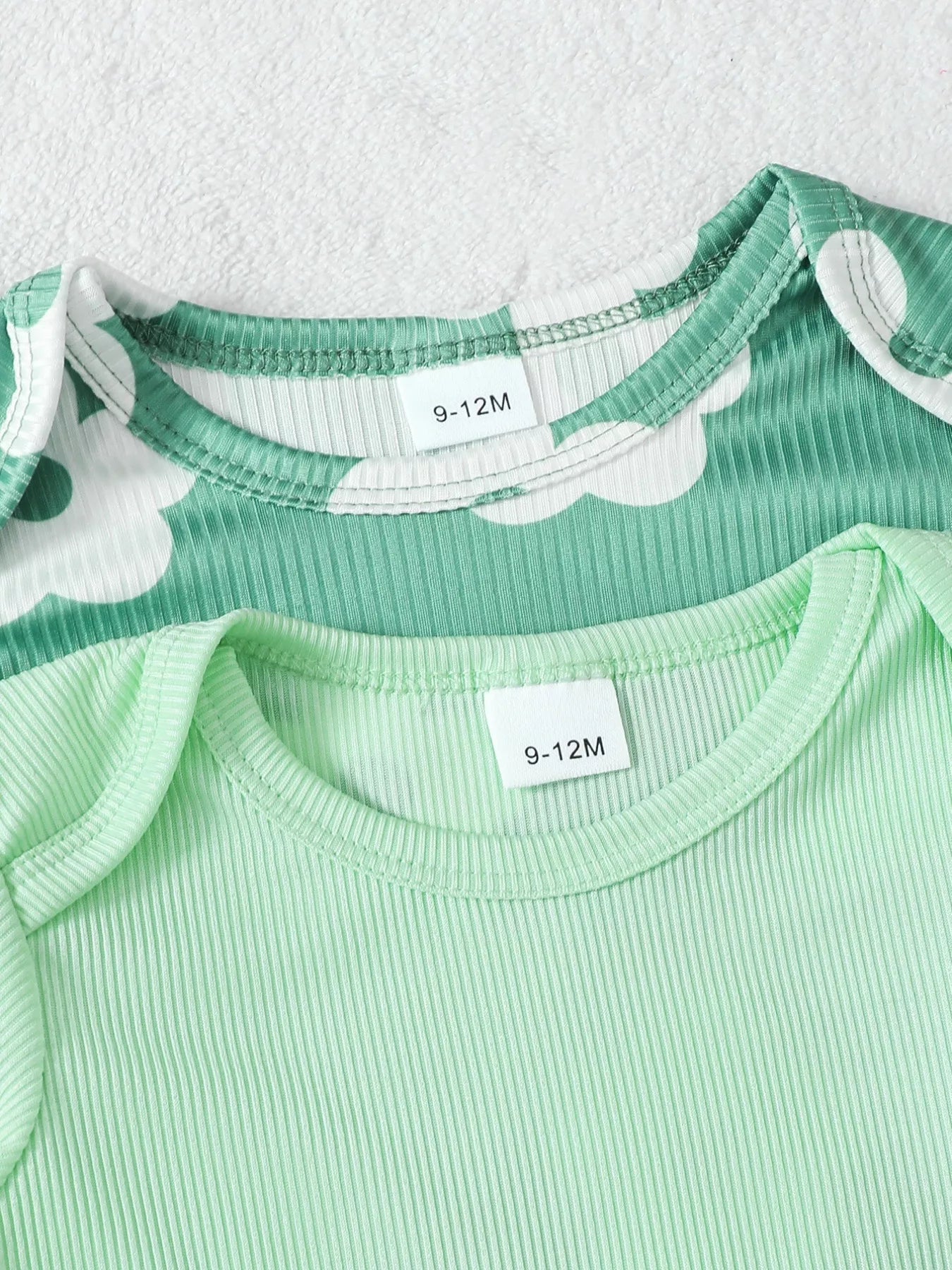 Children's Long Sleeve Bodysuit and Pants 4 Piece Set - Onestop clothes shop