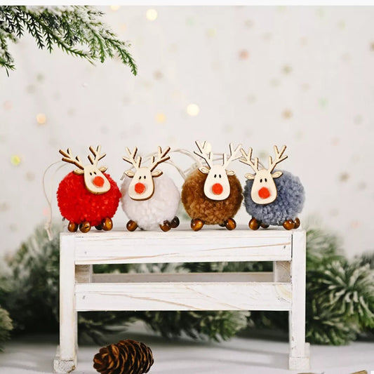 Christmas Reindeer Decorative Ornament - Onestop clothes shop