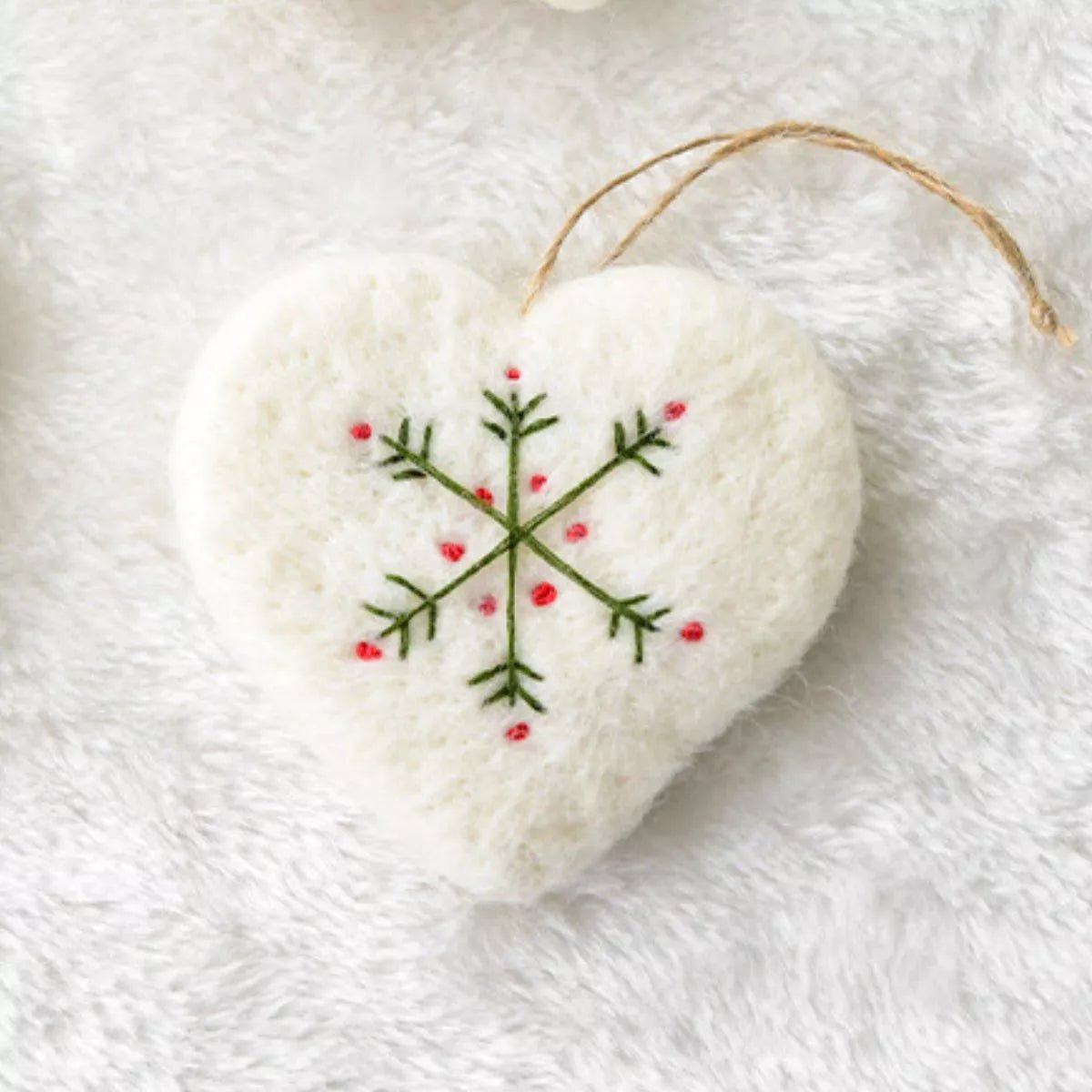 Christmas Felt Snowflake Ornament - Onestop clothes shop